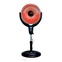 Optimus 14" Oscillitating Pedestal Digital Dish Heater with Remote