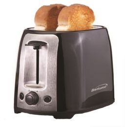 Brentwood  2 Slice Cool Touch Toaster ; Black and Stainless Steel