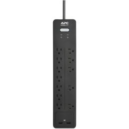 APC PH12U2 12-Outlet SurgeArrest Home/Office Series Surge Protector with 2 USB Ports, 6ft Cord