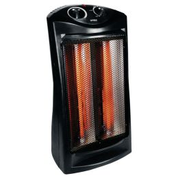 Optimus H-5235 750-Watt/1,500-Watt Fan-Forced Quartz Tower Radiant Heater with Thermostat