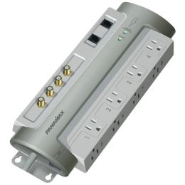 Panamax PM8-AV 8-Outlet PowerMax PM8-AV Surge Protector with Satellite & CATV Protection