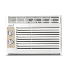 BLACK+DECKER BD05MWT6 5,000-BTU 2-Speed 450-Watt Mechanical Window Air Conditioner