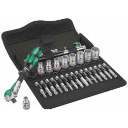 Wera 8100 SA 6 Zyklop Metric Speed Ratchet Set 28 Piece 1/4" Drive