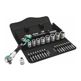 Wera SAE (Imperial) 3/8 Drive Speed Ratchet Set (29-Piece Set)