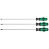 Wera Kraftform Plus Long Shaft Screwdrivers - 300 mm Long Shafts (3 Piece Set)