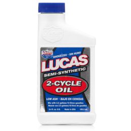 Lucas Oil Semi-Synthetic 2Cycle Oil  6.4 Ounce