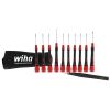 Wiha PicoFinish Screwdriver ESD Tweezers Smartphone Tech Set - 11 Piece Set