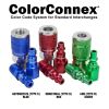 ColorConnex Coupler and Plug Kit Type D 1/4" NPT 1/4" Body Red 7-Piece