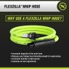 Flexzilla Whip Hose with Ball Swivel 1/4" x 5' ZillaGreen