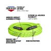 Flexzilla Air Hose 1/4" x 50' 1/4" MNPT Fittings ZillaGreen