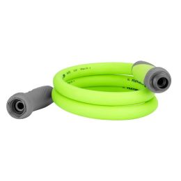 Flexzilla SwivelGrip Garden Lead-in Hose 5/8" x 5' 3/4" - 11 1/2 GHT Fittings ZillaGreen