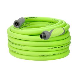 Flexzilla SwivelGrip Garden Hose 5/8" x 75' 3/4" - 11 1/2 GHT Fittings ZillaGreen