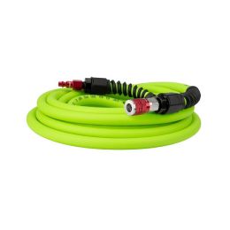 Flexzilla Pro Air Hose 3/8in x 25ft w/ ColorConnex Coupler  Plug Type D Red