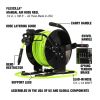 Flexzilla Manual Air Hose Reel Open Face Portable 1/4" x 100'