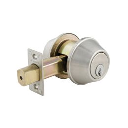 Master Lock DSC0732DKA4 Commercial Double Cylinder Deadbolt, Satin Chrome