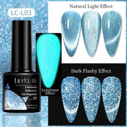 LILYCUTE 7ml 9D Cat Magnetic Gel Nail Polish Laser Magnet Semi Permanent Soak Off UV LED Manicure For Nail Art Gel Varnish (Color: LC-L03)