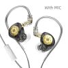 Earphones Bass Earbuds In Ear Monitor Headphones Sport Noise Cancelling HIFI Headset