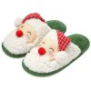 Christmas Men's and women's slippers; plush slippers; warm home cotton slippers; couple style