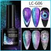 LILYCUTE 7ml 9D Cat Magnetic Gel Nail Polish Laser Magnet Semi Permanent Soak Off UV LED Manicure For Nail Art Gel Varnish