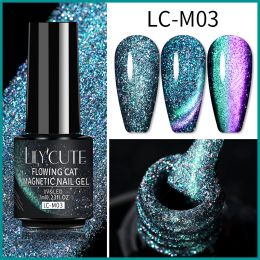 LILYCUTE 7ml 9D Cat Magnetic Gel Nail Polish Laser Magnet Semi Permanent Soak Off UV LED Manicure For Nail Art Gel Varnish (Color: LC-M03)