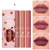 6 Pieces Lip Gloss Stain Long Lasting Liquid Lipstick Fashion Makeup Cosmetics Easy Apply Non-Stick Cup Waterproof Lip Gloss Set