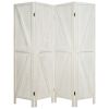 4 Panels Folding Wooden Room Divider