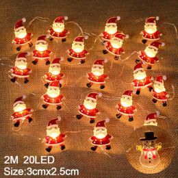 Snowflake Led Light Christmas Decorations For Home Hanging Garland (Color: MULTI)