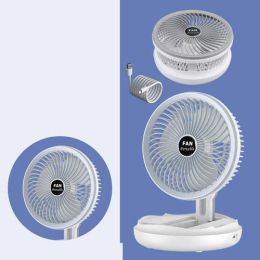 4 Speed Adjustable USB Charging Foldable Table Fan (Type: USB)