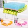 Kitchen Bathroom Sink Suction Cup Drain Soap Dish Drain Multi-function Storage Box Housework Tool