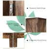 4 Panels Folding Wooden Room Divider