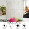 4 Panels Folding Wooden Room Divider