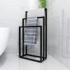 Metal Freestanding Towel Rack 3 Tiers Hand Towel Holder Organizer for Bathroom Accessories RT