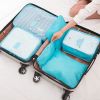 9Pcs Clothes Storage Bags Water-Resistant Travel Luggage Organizer Clothing Packing Cubes