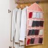 16Pockets Multifunction Socks Shoe Underwear Sorting Storage Bag Door Wall Hanging Closet Organizer