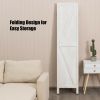 4 Panels Folding Wooden Room Divider