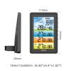 WIRELESS COLOR WEATHER STATION WITH 3 REMOTE SENSORS