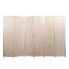 6-Panel Room Divider, 6 FT Tall Room Divider, Folding Privacy Screens, Freestanding Room Dividers