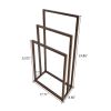 Metal Freestanding Towel Rack 3 Tiers Hand Towel Holder Organizer for Bathroom Accessories RT